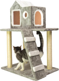 Trekker Kratzbaum für Katzen Serie Cabin mit integrierter Höhle 60 cm x 45 cm x 90 cm – Bild 1 von 1