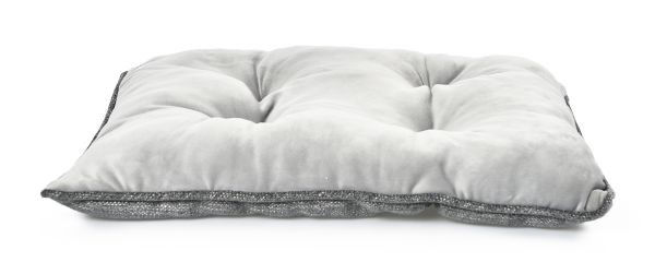 TrendLine Hundekissen Supersoft grau/dunkelgrau aus Polyester – Bild 1 von 2