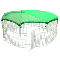 Produktbild von TrendLine Kleintier Freigehege aus Metall 60x60 cm 8-teiliger Laufstall - 7 x 3600 cm