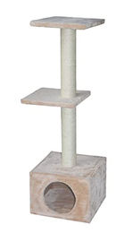 TrendLine Kratzbaum Felino Katzenkratzbaum aus Sisal in Beige 37 x 37 cm – Bild 1 von 2