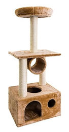 TrendLine Kratzbaum Joschi Katzenkratzbaum aus Sisal in Beige 116 cm – Bild 1 von 6