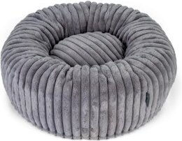 TrendPet Biscuit Spot Hundebett aus Cord Grau Größe M – Bild 1 von 5