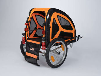 TrendPet DogBus S Gefederter Aluminium Fahrradanhänger für kleine Hunde – Bild 1 von 13