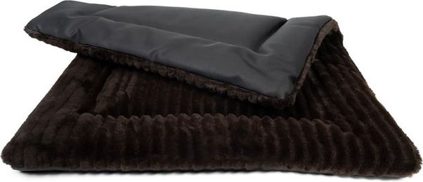 TrendPet Harmony Flex gefütterte Hundedecke und Katzendecke aus Plüsch in Braun Größe L mit schmutzunempfindlicher Unterseite - 1 Stk. – Bild 1 von 5