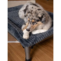 Produktbild von TrendPet Harmony Gefütterte Hundedecke für HighBed aus Polyester in Grau