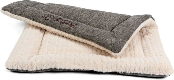 TrendPet Heaven gefütterte Hundedecke und Katzen-Wendedecke aus Plüsch Beige Größe S – Bild 1 von 7