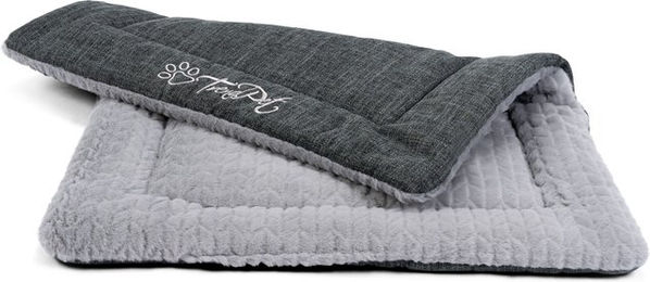 TrendPet Heaven gefütterte Hundedecke und Katzen-Wendedecke aus Plüsch, Grau, Größe M - 1 Stk. – Bild 1 von 9