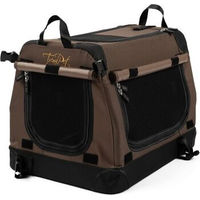 Produktbild von TrendPet Hundebox TPX-Pro XS Faltbare Transportbox mit Aluminium Rahmen in Braun oder Schwarz