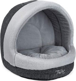 TrendPet LunaHome Kuschelhöhle für Katzen und Hunde aus Polyester in Grau S – Bild 1 von 13