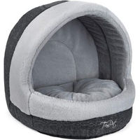Produktbild von TrendPet LunaHome Kuschelhöhle für Katzen und Hunde aus Polyester in Grau S