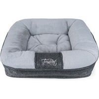 Produktbild von TrendPet LunaLounge Hundebett aus Plüsch Grau Größe M