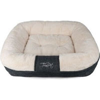 Produktbild von TrendPet LunaLounge Hundebett aus Plüsch in Beige Größe L