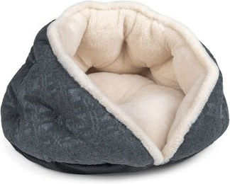 TrendPet LunaNest Kuschelhöhle aus Stoff Beige Größe S – Bild 1 von 8