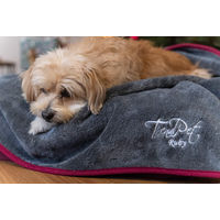Produktbild von TrendPet Ruby Hundedecke und Trocknungsdecke aus Fleece Grau S OEKO-TEX STANDARD 100