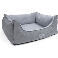 Produktbild von TrendPet VitaBed Style orthopädisches Hundebett aus Kunstleder Grau XL