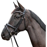 Produktbild von Trense Balance Trensenzaum aus Leder mit Edelstahl für Ponys in Schwarz