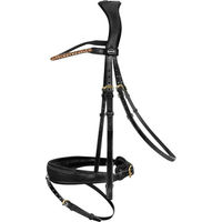 Produktbild von Trense Favorite powered by Ingrid Klimke für Warmblut Extra aus Leder in Messing/Schwarz