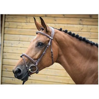 Produktbild von Trense London Jump'In Collection Leder für Vollblut in Schwarz oder Braun