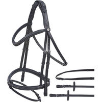 Produktbild von Trense Take-Off Line AD aus Leder Schwarz VB-WB