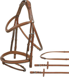 Trense Take-Off Line AD für Warmblut in Braun aus Leder – Bild 1 von 1