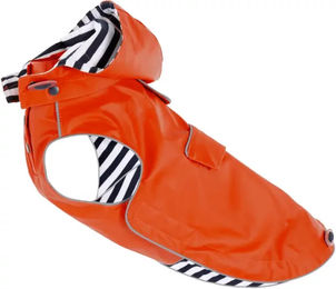Produktbild von Trespass Seadog Wasserdichter Hundemantel für erwachsene Hunde in Rot oder Orange Größe XS