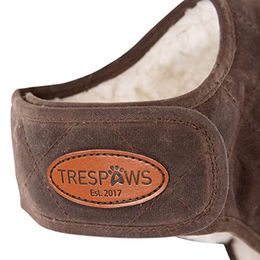 Trespaws Hundejacke Artemis gesteppt mit Fleece gefüttert Braun XL – Bild 1 von 5