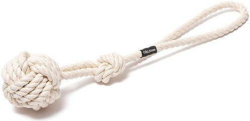 Treusinn Eco Tau-Spielzeug BOLLY aus Baumwolle Beige für alle Altersstufen zur Zahnpflege – Bild 1 von 1
