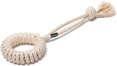 Treusinn Eco Tau-Spielzeug LOOPY aus Baumwolle Beige Größe L zur Zahnpflege – Bild 1 von 1