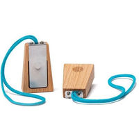 Produktbild von Treusinn Hundeklicker TONY aus Holz und Edelstahl für Hundetraining und Erziehung