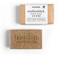 Produktbild von Treusinn Hundeseife Starkes Stück mit Oliven-Kokosöl vegan 115 g