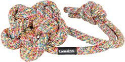 treusinn Hundespielzeug Bloomy Rainbow bunt Seil Größe M 31 cm Länge – Bild 1 von 2