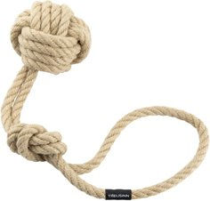 Produktbild von treusinn Hundespielzeug Eco Tau Bolly Wurfspielzeug Beige Größe M