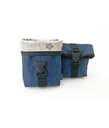 Treusinn Leckerlitasche GOODY Futterbeutel aus Baumwolle Blau Jeans wasserabweisend – Bild 1 von 2