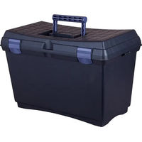 Produktbild von Trilanco Putzbox Mario XL aus Kunststoff für Pferde, Ponys oder Hunde in Blau