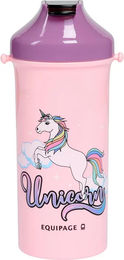Produktbild von Trinkflasche Equipage Unicorn für Kinder aus Kunststoff Rosa 500 ml