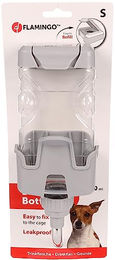 Trinkflasche Flamingo für Hunde Grau aus Kunststoff 800ml - 0,8 l – Bild 1 von 2