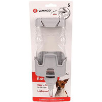 Produktbild von Trinkflasche Flamingo für Hunde Grau aus Kunststoff 800ml - 0,8 l