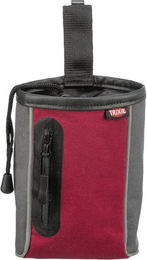 Trixie 2-in-1 Futterbeutel aus Baumwolle in Rot für Hunde – Bild 1 von 3