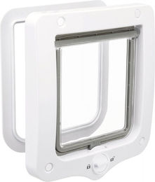 Trixie 2-Wege Katzenklappe Grau 20 x 22 cm - 390 g – Bild 1 von 7