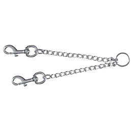 Produktbild von Trixie 2er Koppelkette verchromt aus Metall 42 cm