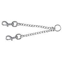 Produktbild von Trixie 2er Koppelkette verchromt aus Metall 42 cm