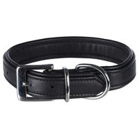 Produktbild von Trixie Active Comfort Hundehalsband aus Leder Schwarz Größe M