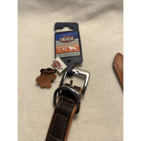 Produktbild von Trixie Active Comfort Hundehalsband aus Nylon Braun Größe L-XL 72 cm