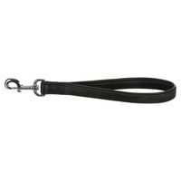 Produktbild von Trixie Active Comfort Kurzführer für Hunde aus Leder in Schwarz