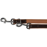 Produktbild von Trixie Active Comfort Leder Hundeleine Braun Größe S - 2 m