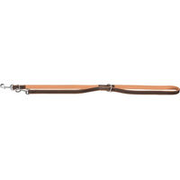Produktbild von Trixie Active Comfort Leder Hundeleine verstellbar Braun 2,00 m - 2 m