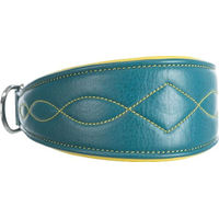 Produktbild von TRIXIE Active Komfort Windhunde Halsband XS für sehr kleine Hunde aus Kunstleder in Blau Türkis mit Halsumfang 21-26 cm - 1 Stk.