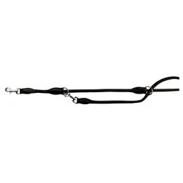 Produktbild von Trixie Active Leder Hundeleine Schwarz S/M 2m - 2 m