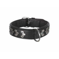 Produktbild von TRIXIE Active Lederhalsband mit Nieten Schwarz Größe L-XL - 2 m