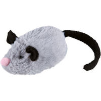 Produktbild von Trixie Active-Mouse Katzenspielzeug aus Plüsch Grau 8 cm - 8 cm